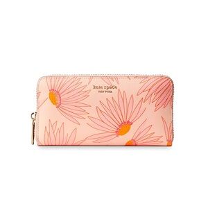 Kate Spade Falling Flower Zip-Around Wallet